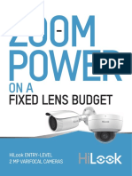 Zoom power on a fixed lens budget