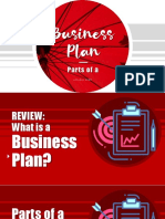 Business Plan Parts and Sections