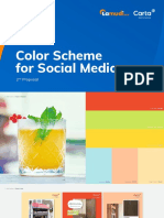 Social Media Color Scheme 2nd Proposal