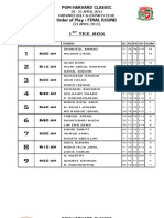 Harvard Draw Final Round