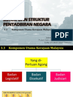 TOPIK 3.3 - Komponen Utama Kerajaan Malaysia