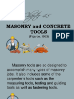 ABEN132 Chapter 4.5 Masonry and Conrete Tools