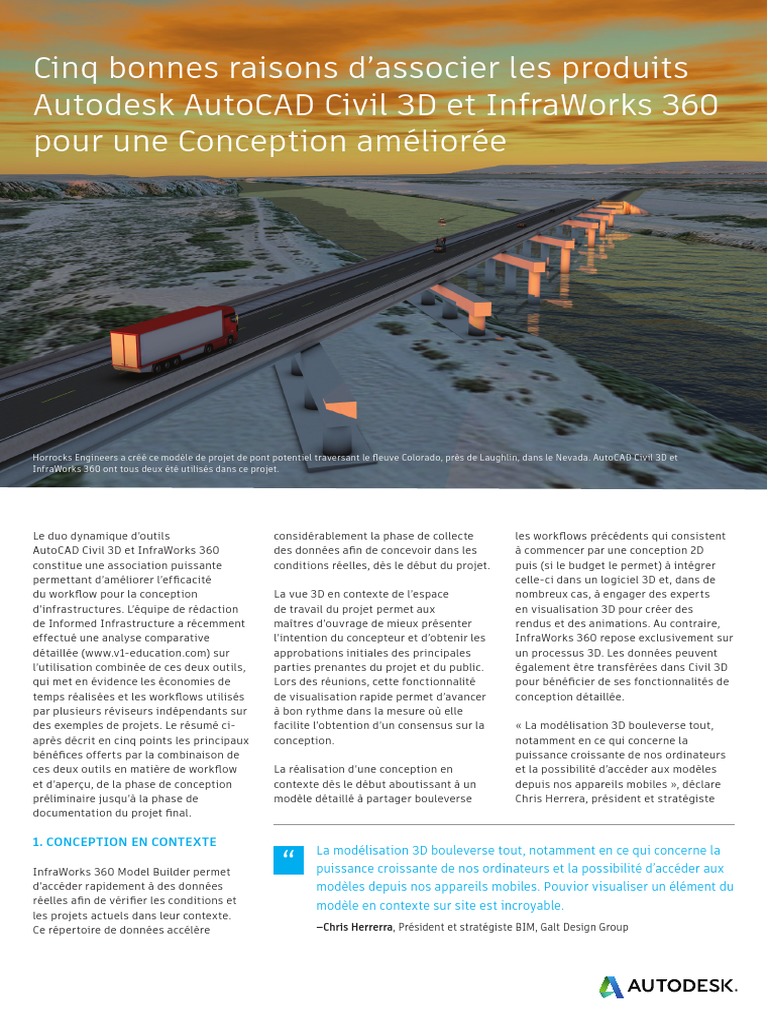 Acad Civil Infraworks 360 | PDF | Workflow | Building information modeling