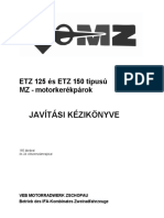 MZ Etz 125 150 Javitasi KK