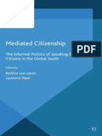 Mediated Citizenship: The Informal Politics of Speaking For Citizens in The Global South