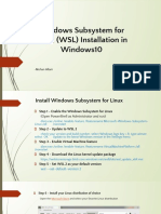 Windows Subsystem For Linux (WSL) Installation in Windows10: - Mohan Allam