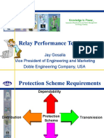 Relay Performance Testing: Jay Gosalia Vice President of Engineering and Marketing Doble Engineering Company, USA