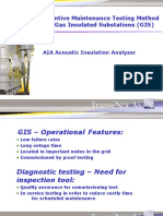 Preventive Maintenance Testing Method For Gas Insulated Substations (GIS)