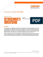 Handling of Silicon Resin LEDs