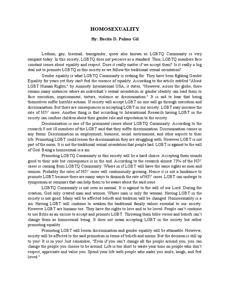 LGBTQ Rights and Societal Impact | PDF | LGBTQIA+ Studies | Lgbt