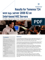 Benchmark Results For Temenos t24