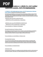 The Ultimate Guide To C - C4H420 - 94 - SAP Certified Application Associate - SAP CPQ Implementation
