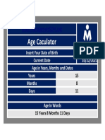 Age Calculator