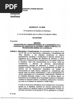 Decreto 33-2009 Adscripcion Intendencia Propiedad A PGR