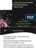 ALU Design Using Reconfigurable CMOS Logic