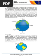 Basic Geography: The Globe and Its Features