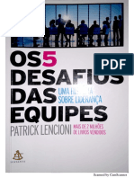 5 Desafios Das Equipes - Patrick Lencioni