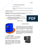 Tema 02 - Clasificación de Archivo