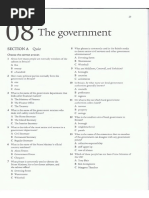 The Government: Section A Quiz