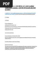 The Ultimate C - C - HCMPAY - 67 - SAP Certified Application Associate - SAP HCM Payroll With ERP 6.0 EHP7