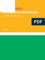 Jorge Luis Marzo, La Memoria Administrada. El Barroco y Lo Hispano (Fragmento)