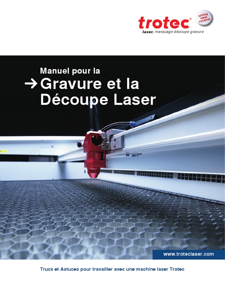 Manuel Pour La Gravure Et La Decoupe Laser, PDF, Laser