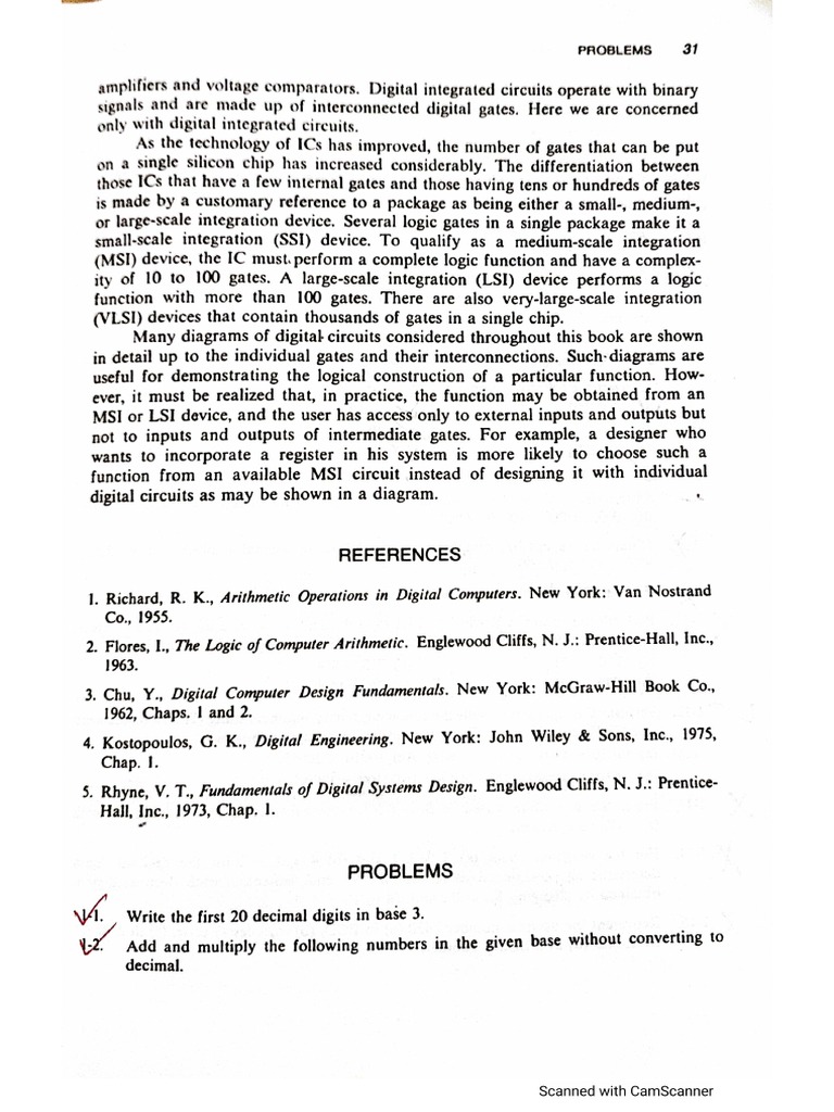 DLD, Ch#1, Exercise | PDF