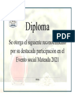 Diploma Mateada 2021