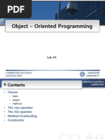 Object - Oriented Programming