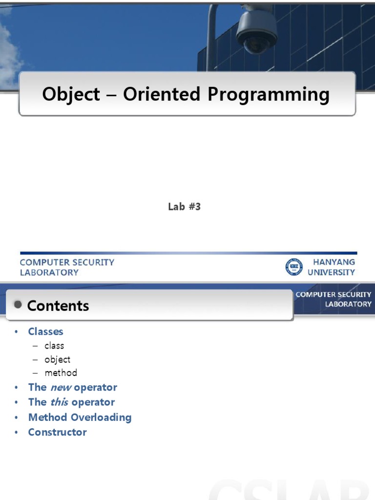 Object - Oriented Programming | PDF | Method (Computer Programming ...