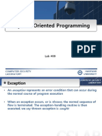 Object - Oriented Programming