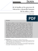 Texto 4 - El Rol de La Familia en Los Procesos de Educacion y Desarrollo Humano de Los Niños y Niñas