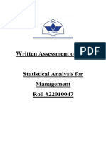 Written Assessment of Case