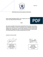 Aviso de Ocupacion de Cargo Notarial