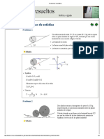 Problemas de Estática