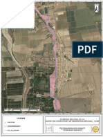 5396 - Mapa de Zona Inundable Canal San Agustin Del Cercado Del Distrito de Santiago Provincia y Region de Ica