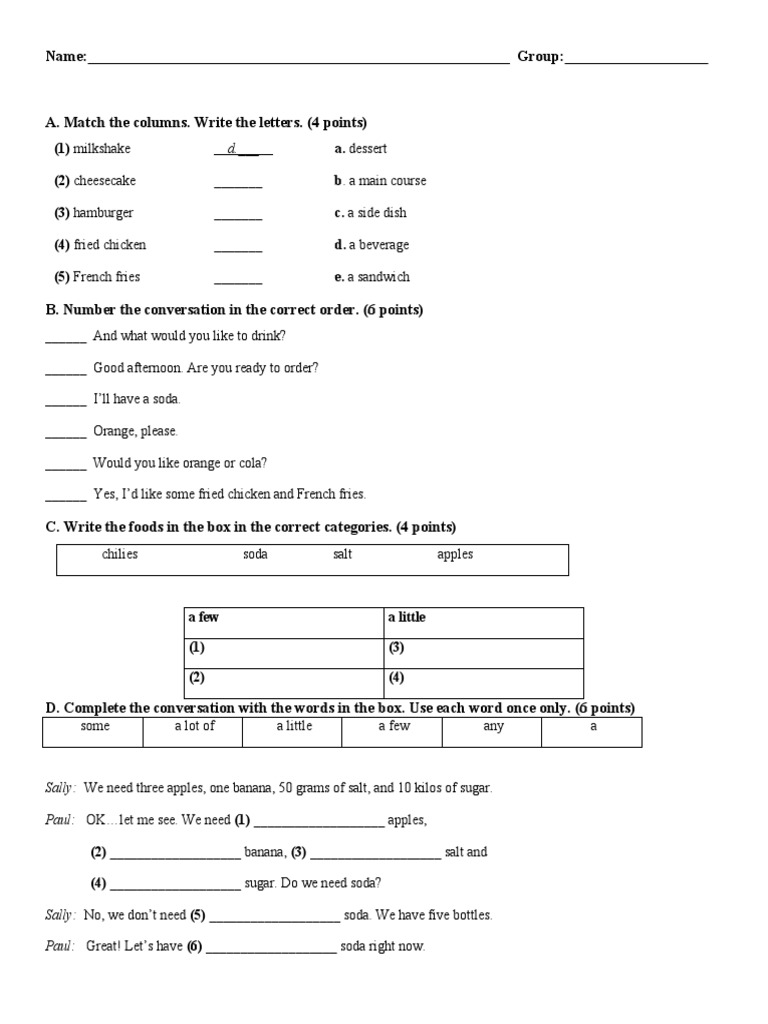 Guide Unit and 8 | PDF | Soft Drink | Food And Drink
