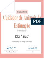 certificado exemplo utilização