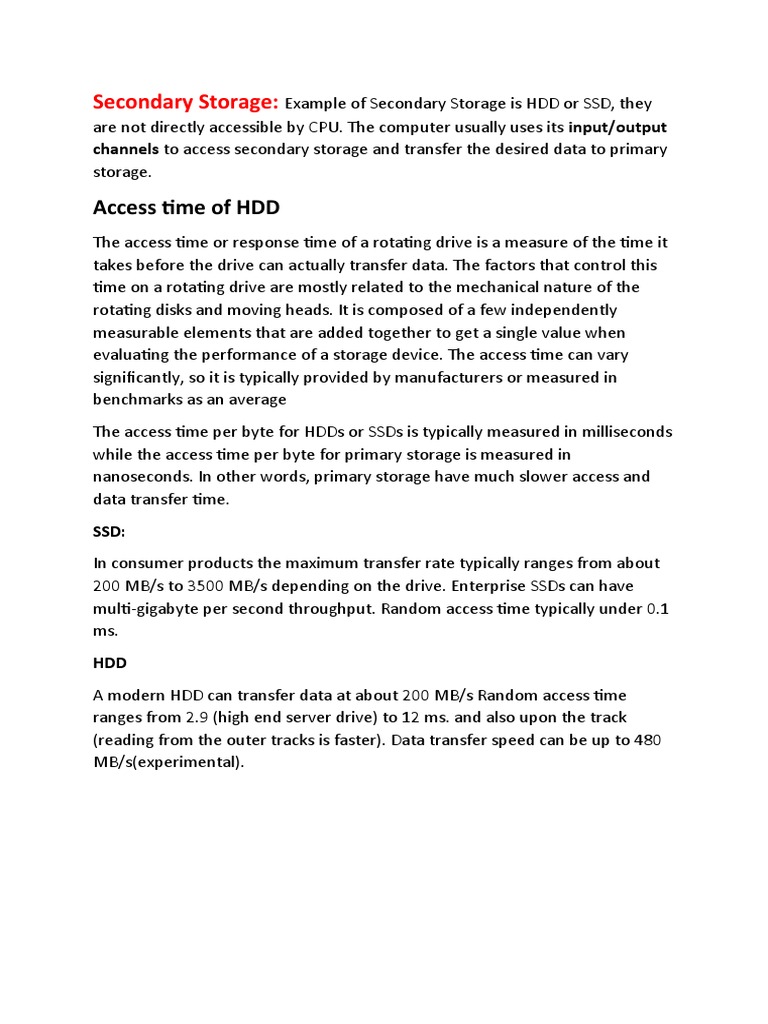 Computer Memories and Storage PDF Read Only Memory Computer Data