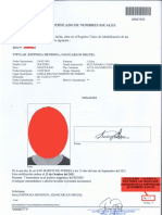 Ejemplo de Certificado de Nombre Iguales (Si Presentas Posible Homonimia en Certificado Unico Laboral)