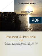 Processo de execução detalhado