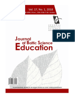 Journal of Baltic Science Education, Vol. 17, No. 1, 2018