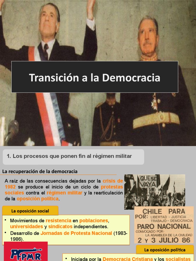 Chile y La Transición de La Democracia | PDF | Gobierno | Chile