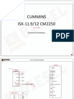 Cummins ISX-11.9/12 CM2250: Electrical Circuit Diagram