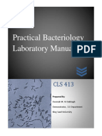 Practical Bacteriology Laboratory Manual: Prepared by