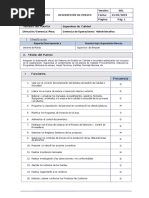 Perfil del Inspector de Calidad | PDF | Planificación de recursos ...