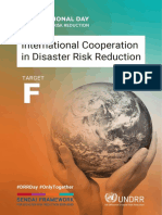 UNDRR Report - International Cooperation in Disaster Risk Reducton