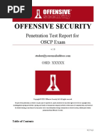 Offensive Security: Penetration Test Report For OSCP Exam