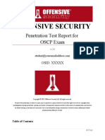 Offensive Security: Penetration Test Report For OSCP Exam