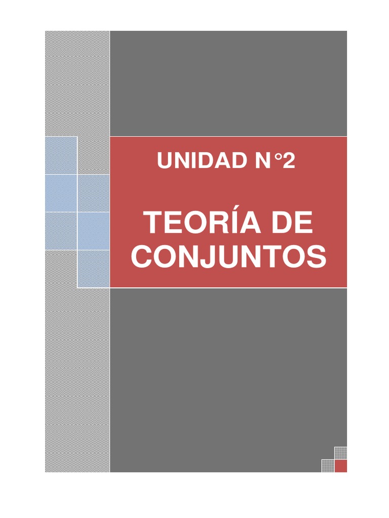 Teoría de Conjuntos para Docentes | PDF | Conjunto (Matemáticas) | Teoría